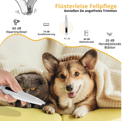 PawTrim Pro™ – Leiser, kabelloser Pfoten- & Gesichtstrimmer