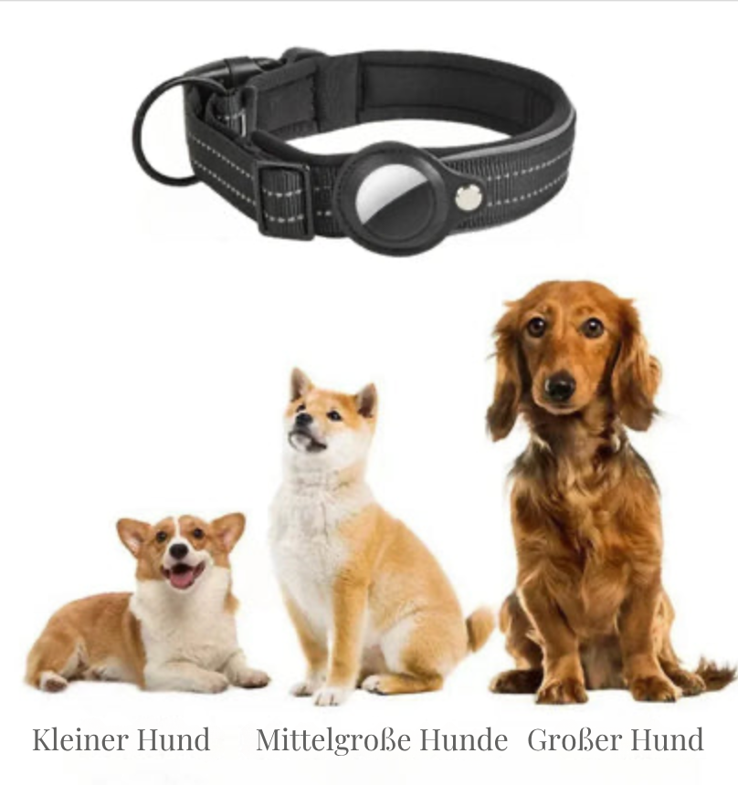 PawTrack™ Smart-Halsband mit AirTag-Halterung