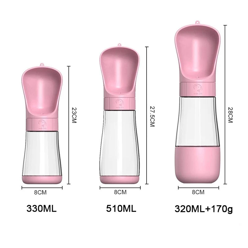 HydraPet Go™ – 2-in-1 Wasser- & Snackflasche für unterwegs