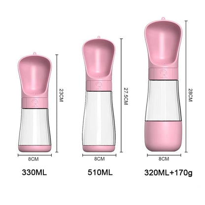 HydraPet Go™ – 2-in-1 Wasser- & Snackflasche für unterwegs