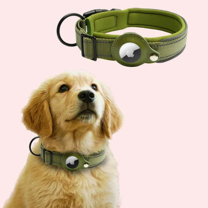 PawTrack™ Smart-Halsband mit AirTag-Halterung