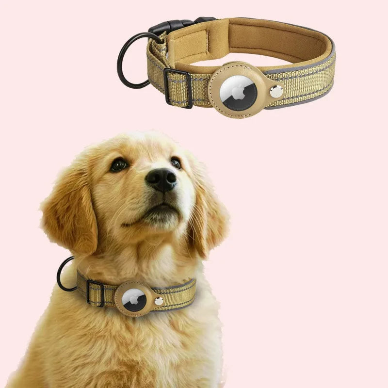 PawTrack™ Smart-Halsband mit AirTag-Halterung